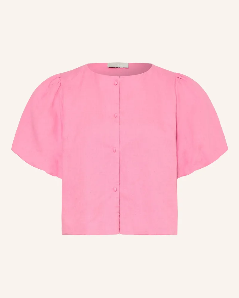 Neo Noir Bluse Moisa Mit Leinen pink Pink