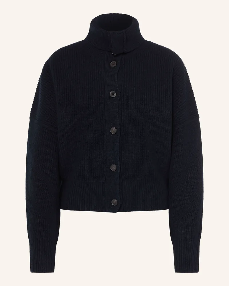 AllSaints Strickjacke Caron Aus Merinowolle blau Dunkelblau