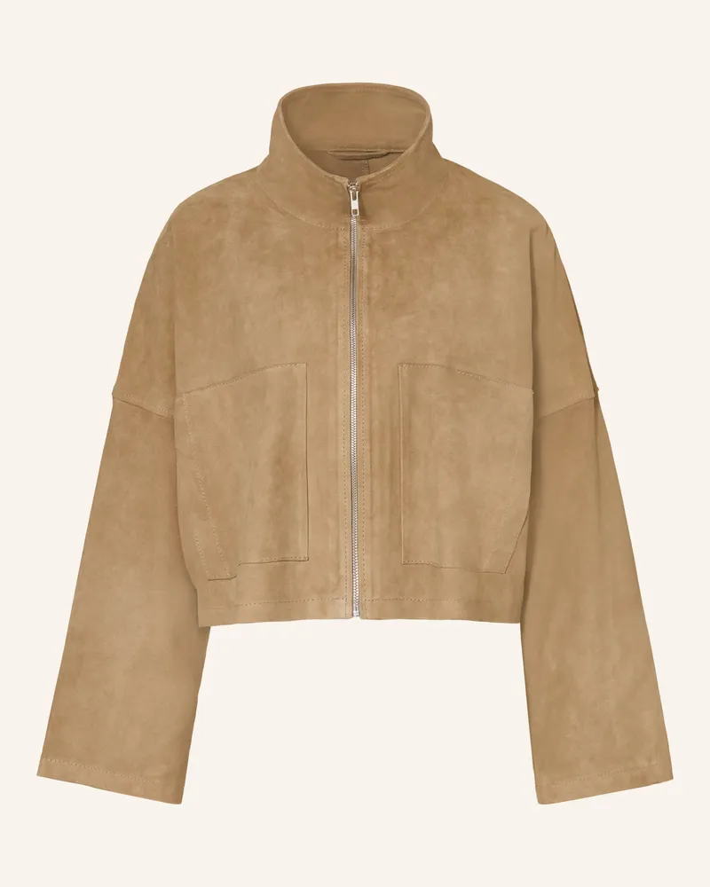 Drykorn Lederjacke Elstow beige Beige