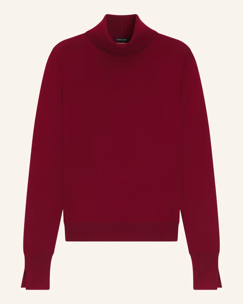 HUGO BOSS Pullover FASECTA Dunkelrot
