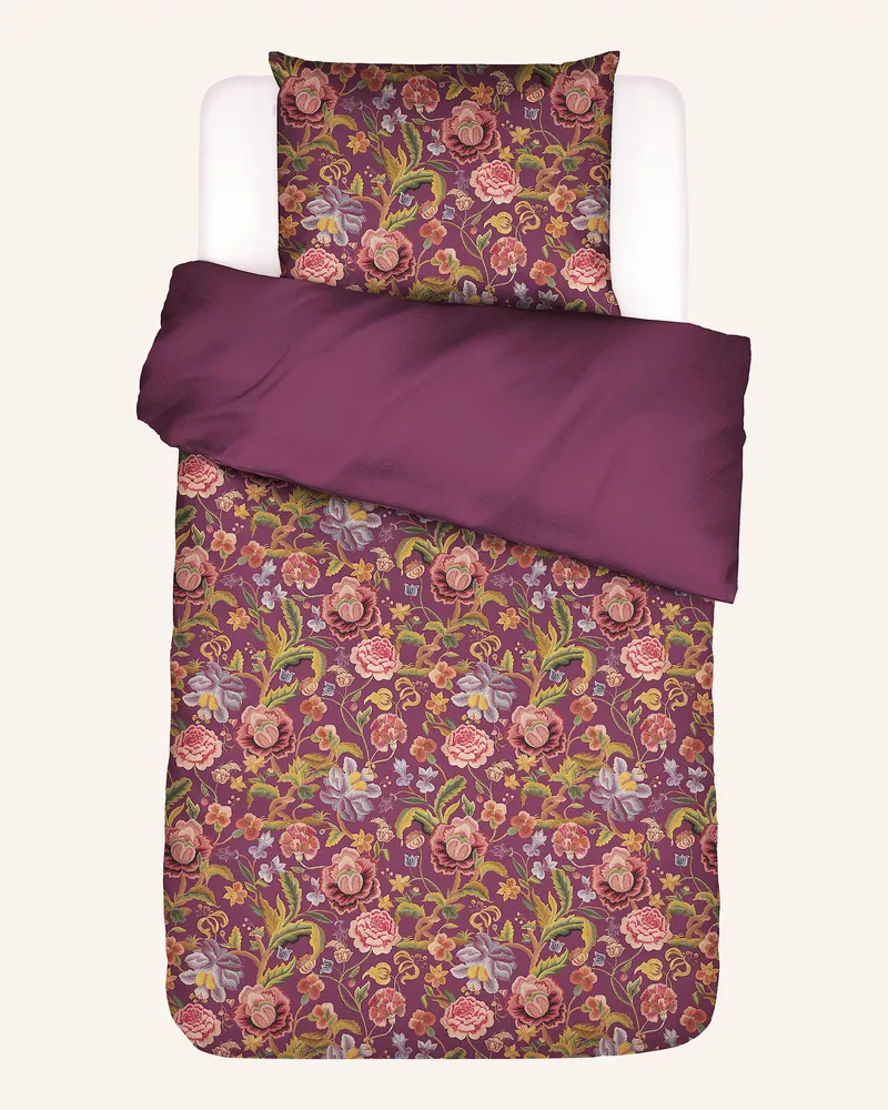 Essenza Bettwäsche Rosanella rot Dunkelrot