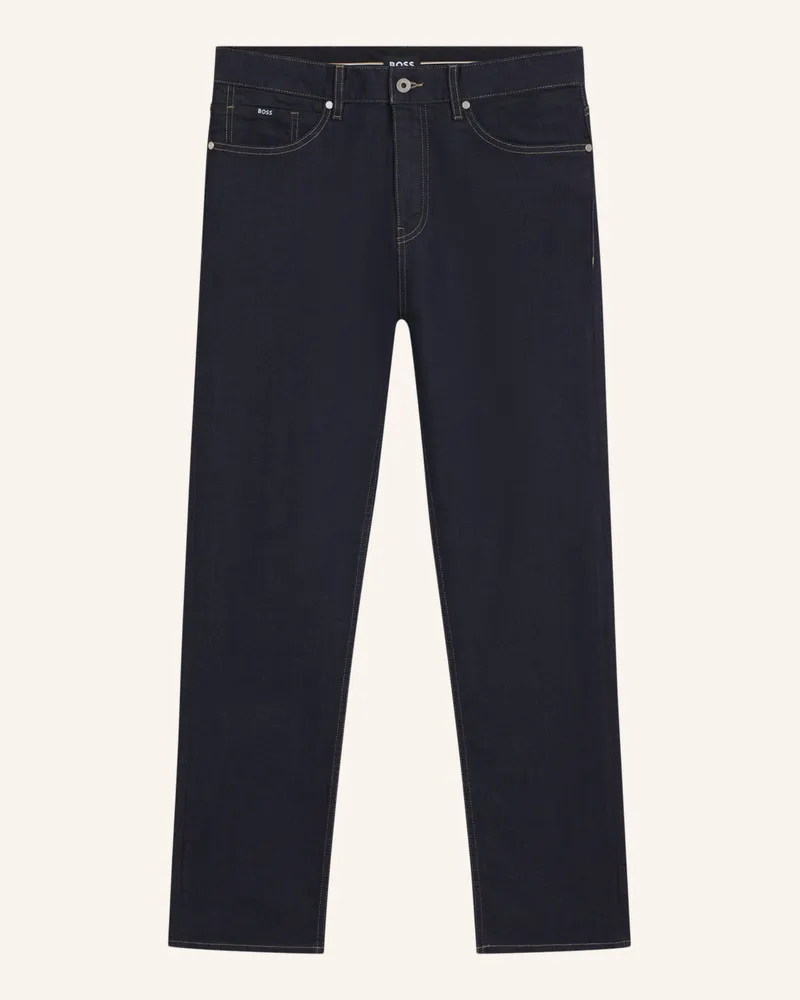 HUGO BOSS Jeans H-OGDEN_RMW Straight Fit Dunkelblau