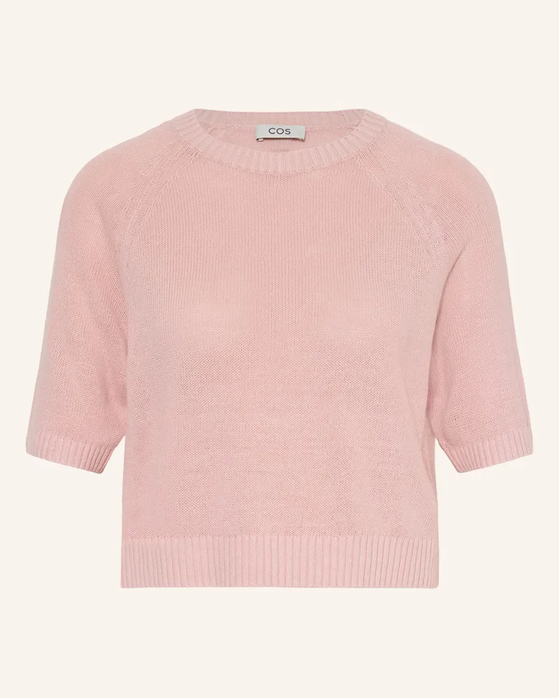 COS Strickshirt Aus Leinen pink Altrosa
