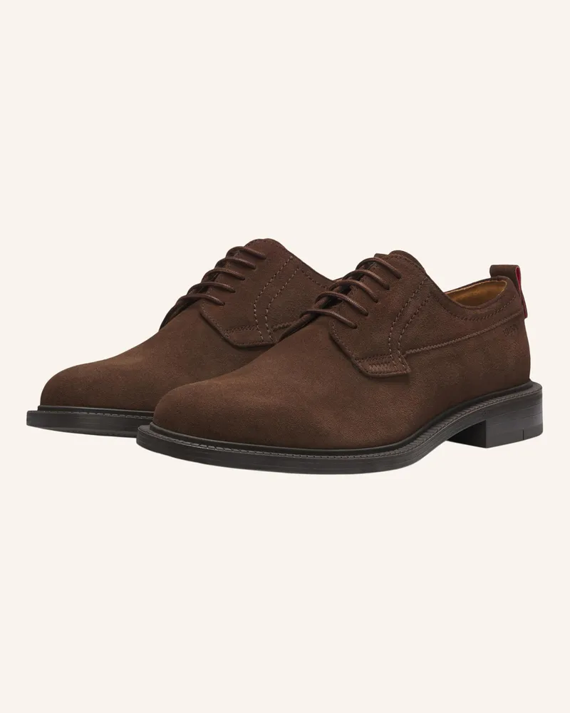 HUGO BOSS Business-Schnürschuh Lysander_Derb_Plsd braun Braun