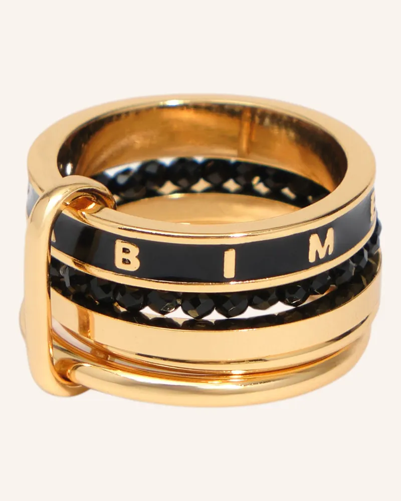 BIMBA Y LOLA Metallring schwarz Schwarz