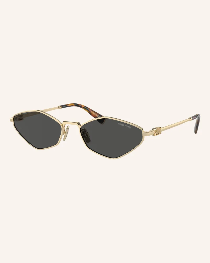Miu Miu Sonnenbrille Mu 56zs gold Zvn5s0