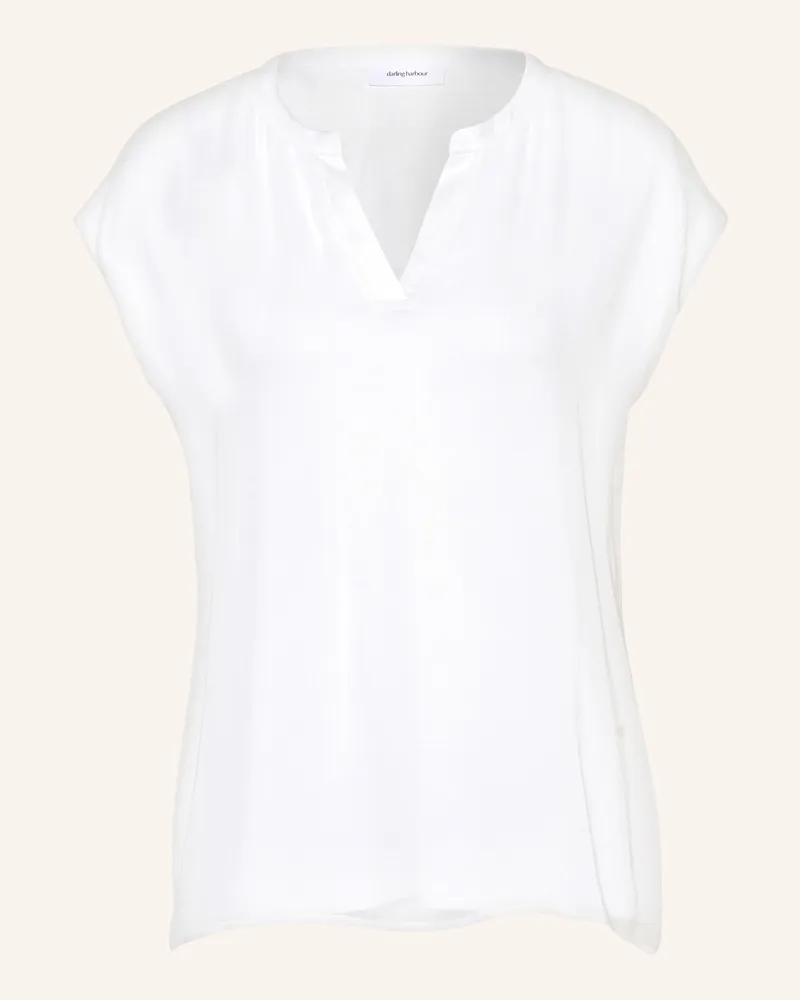Darling Harbour Blusentop weiss Weiss