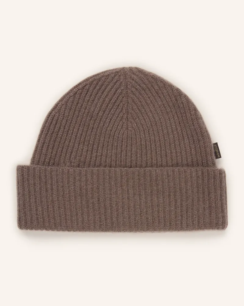 windsor. Cashmere-Mütze Can braun Taupe