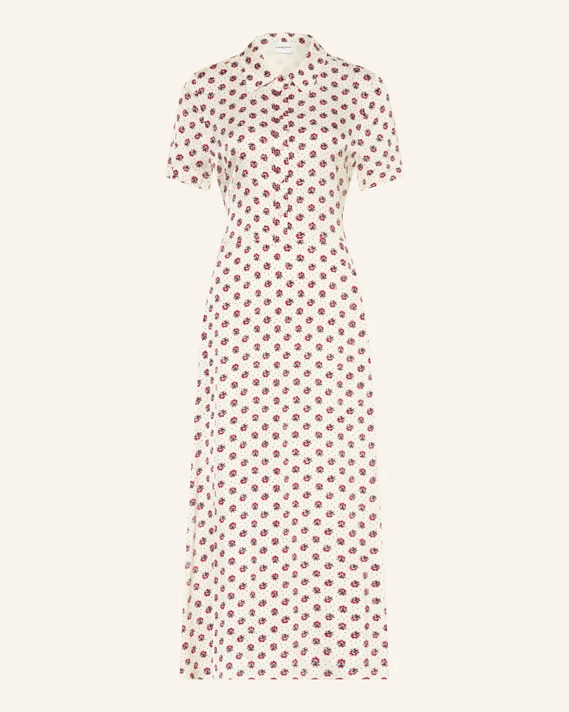 Claudie Pierlot Hemdblusenkleid beige Creme