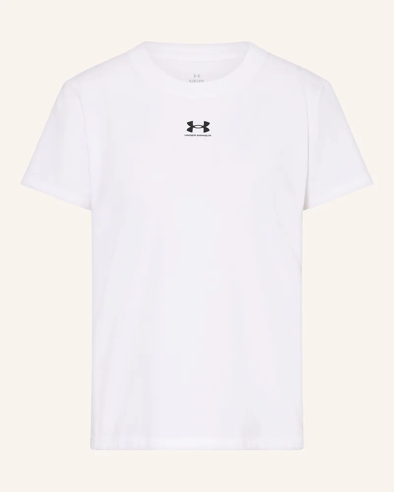 Under Armour T-Shirt UA RIVAL CORE Weiss