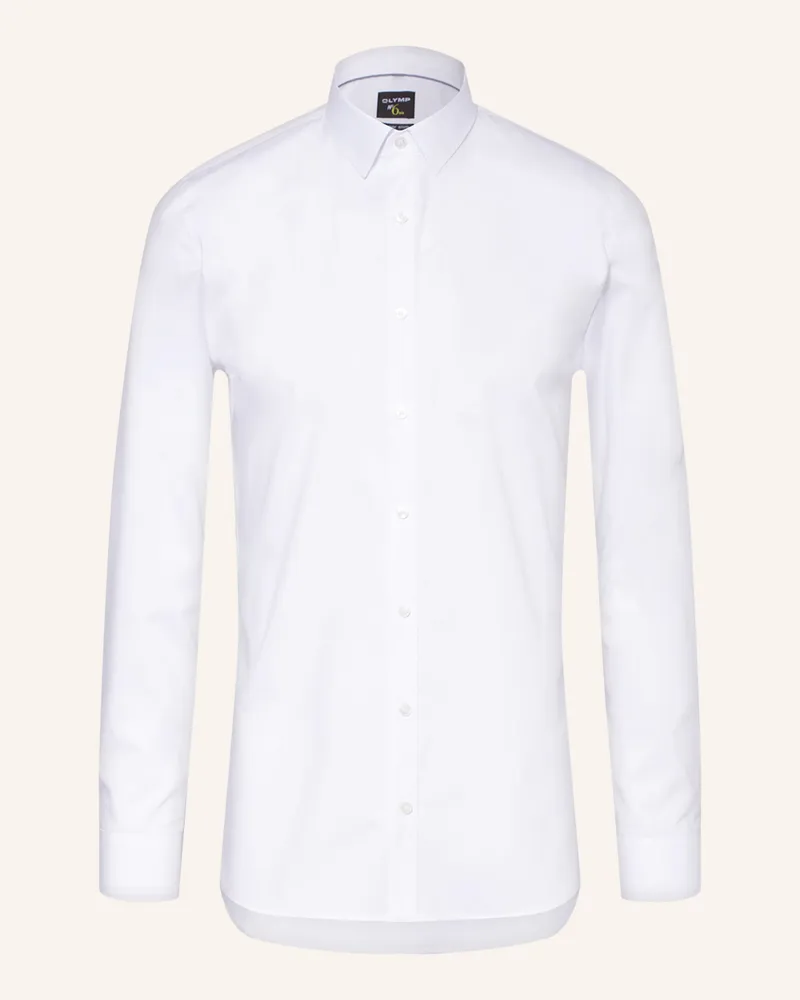 Olymp Hemd No. Six Super Slim weiss Weiss