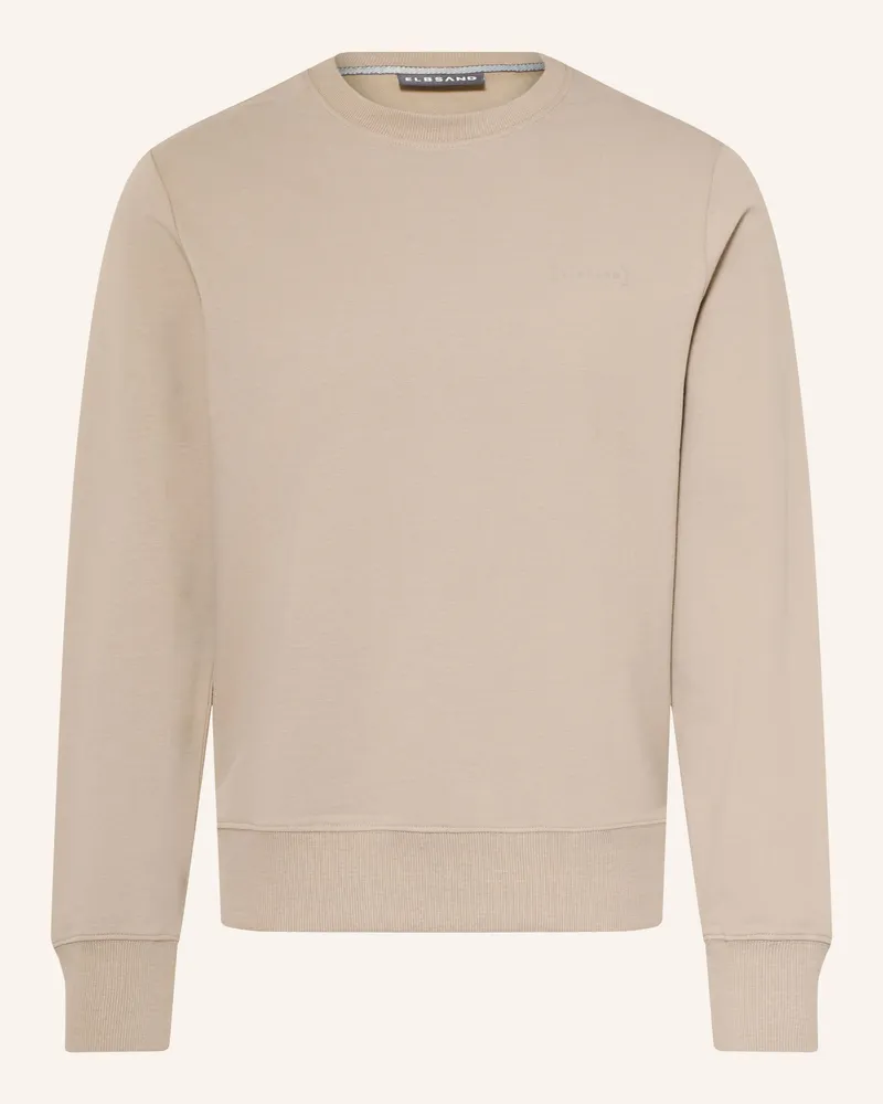 ELBSAND Sweatshirt Jannik beige Taupe