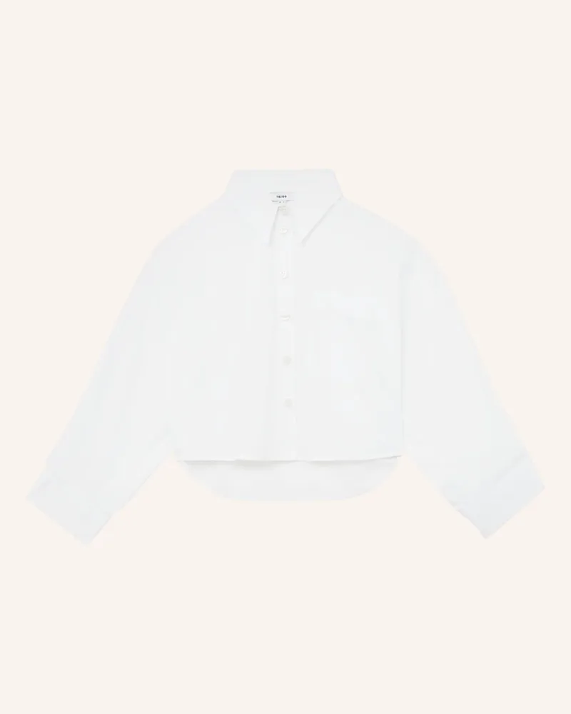 Reiss Hemdbluse Solenge Mit 3/4-Arm weiss Weiss