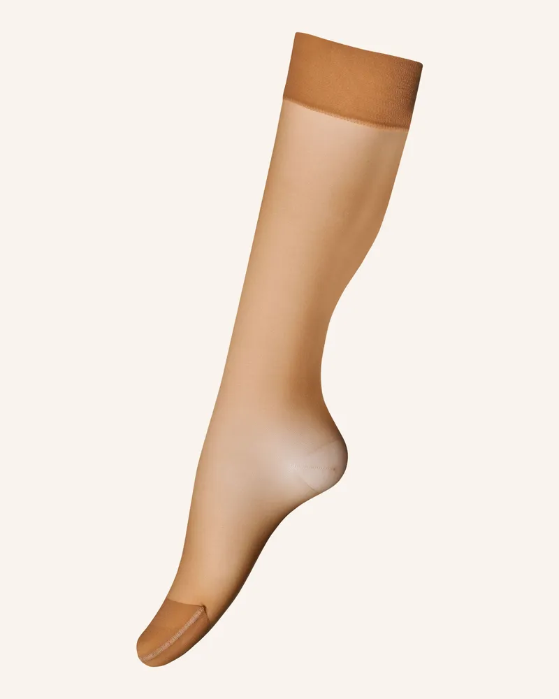 ITEM m6 Fein-Kniestrümpfe INVISIBLE 15 Beige