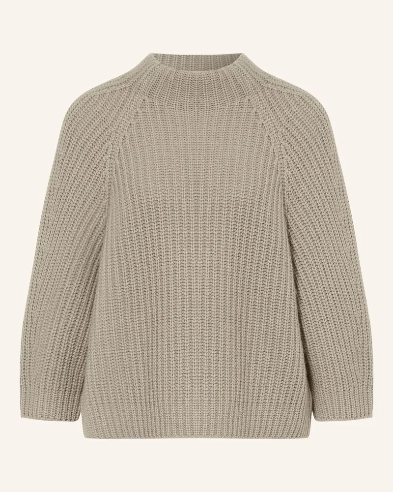 Iris von Arnim Cashmere-Pullover FALLOU mit 3/4-Arm Khaki