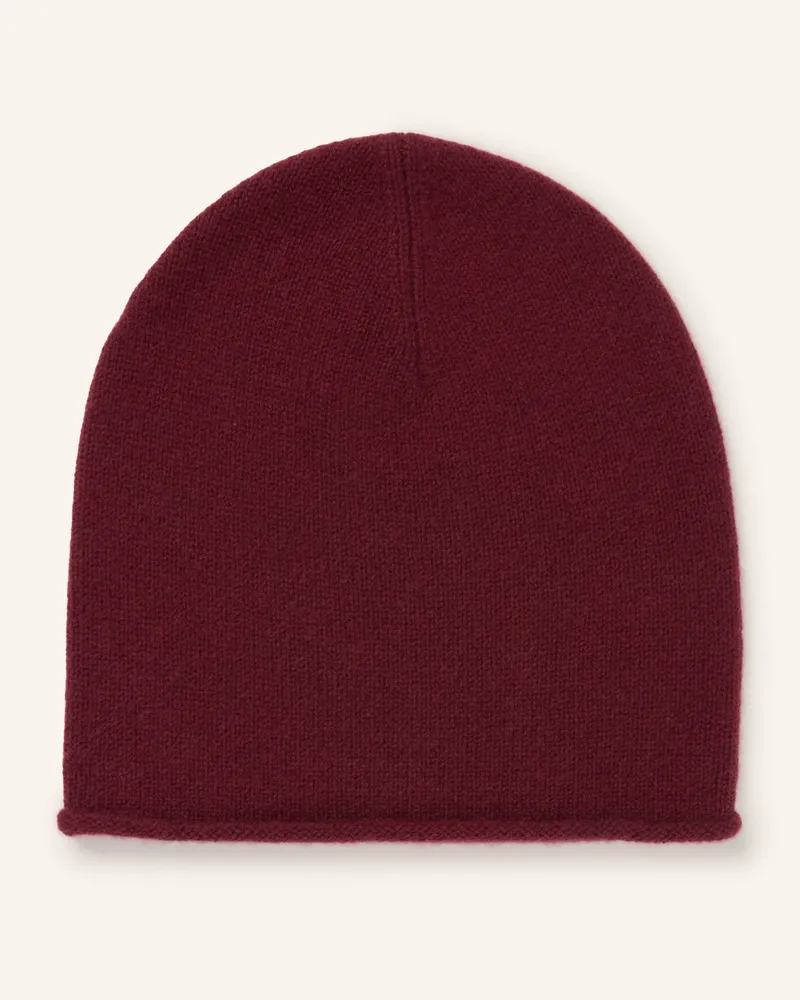Darling Harbour Cashmere-Mütze rot Bordeaux