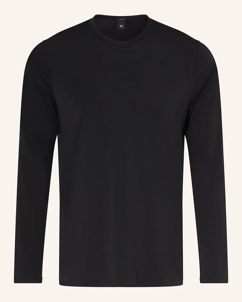 LULULEMON Laufshirt RUN CREE mit Merinowolle Schwarz