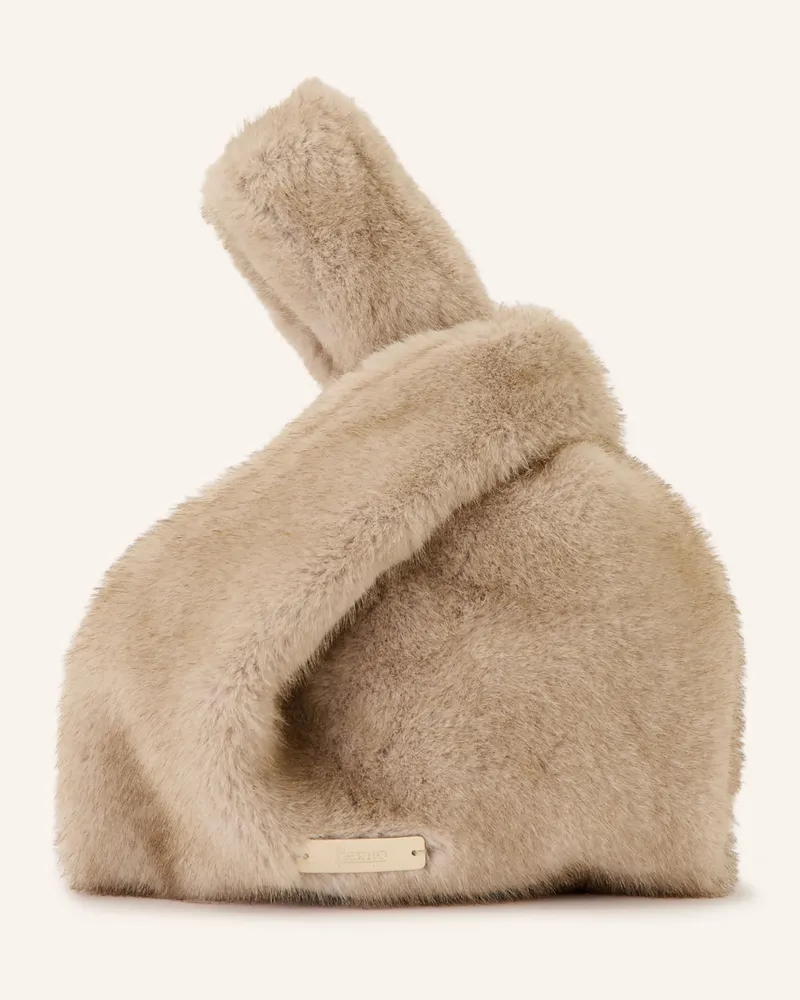 Herno Handtasche Aus Kunstfell beige Beige
