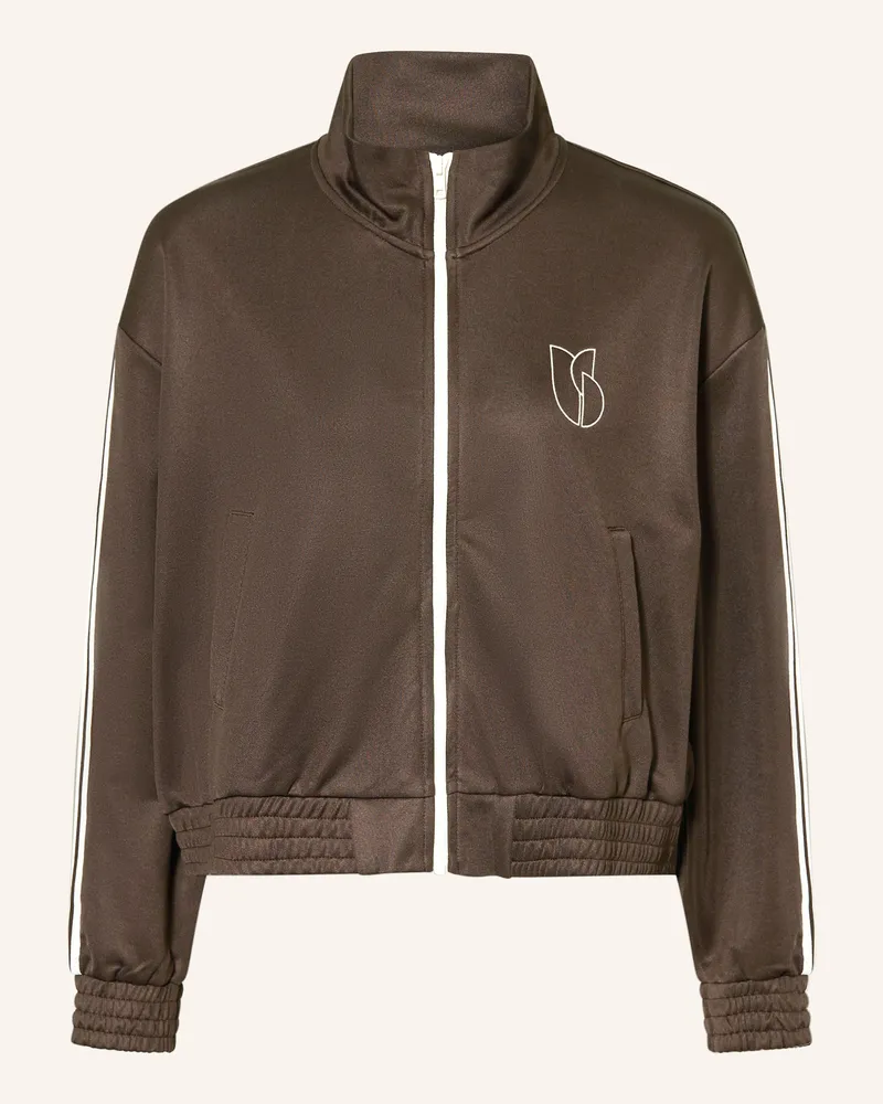 ba&sh Jacke Jimi Mit Galonstreifen braun Dunkelbraun