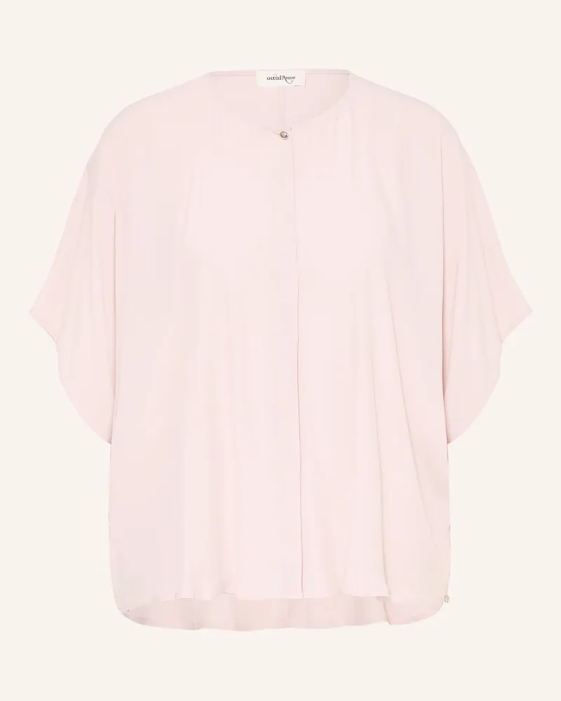 ottod’Ame Bluse mit Seide Rosé