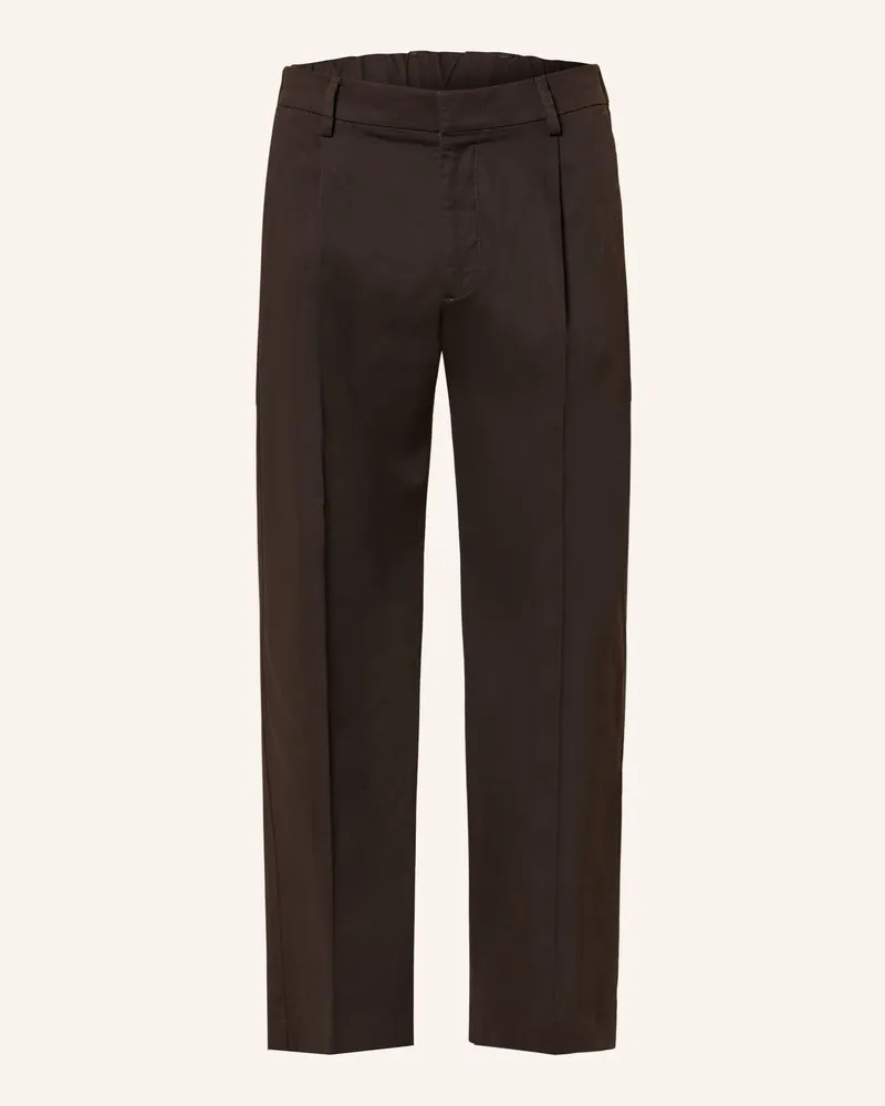 NN 07 Hose Relaxed Fit Dunkelbraun