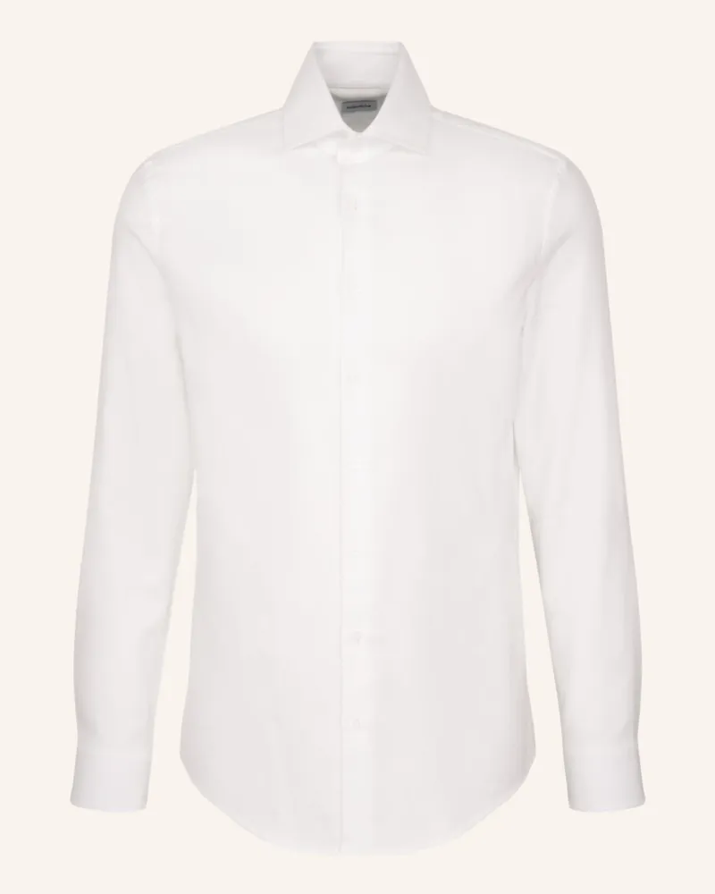 Seidensticker Business Hemd Slim Fit Weiss
