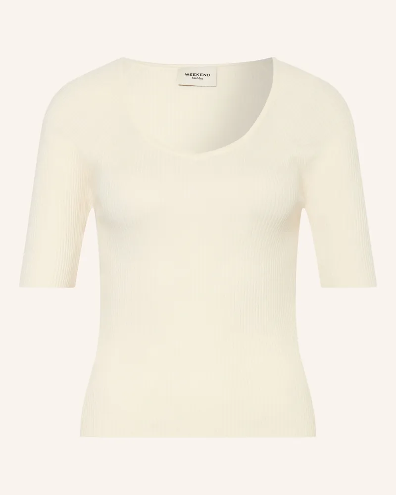 Max Mara Strickshirt Tenente weiss Ecru