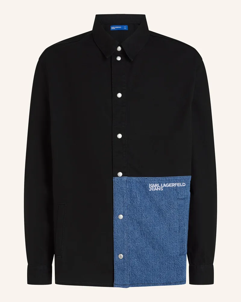 Karl Lagerfeld Hemd blau Blau