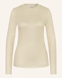 lilienfels Longsleeve mit Glitzergarn Gold