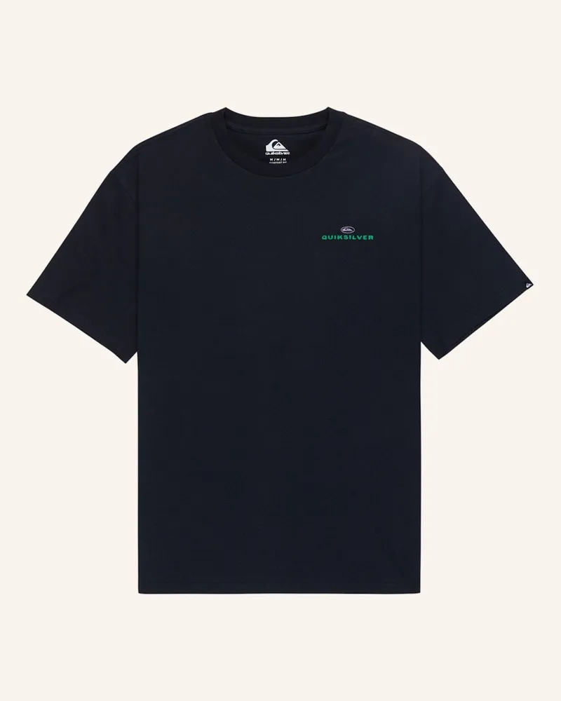 Quiksilver T-Shirt Upside Down schwarz Schwarz