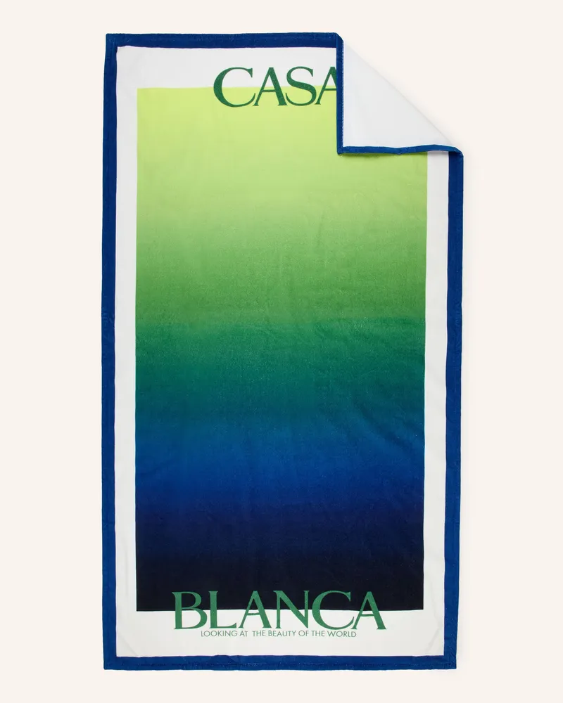 Casablanca Paris Badetuch gruen Neongrün