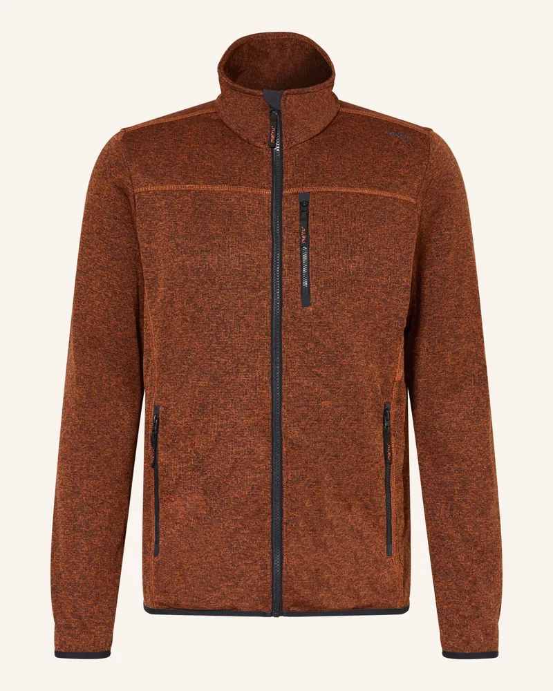 me°ru' Midlayer-Jacke CUSCO Dunkelorange