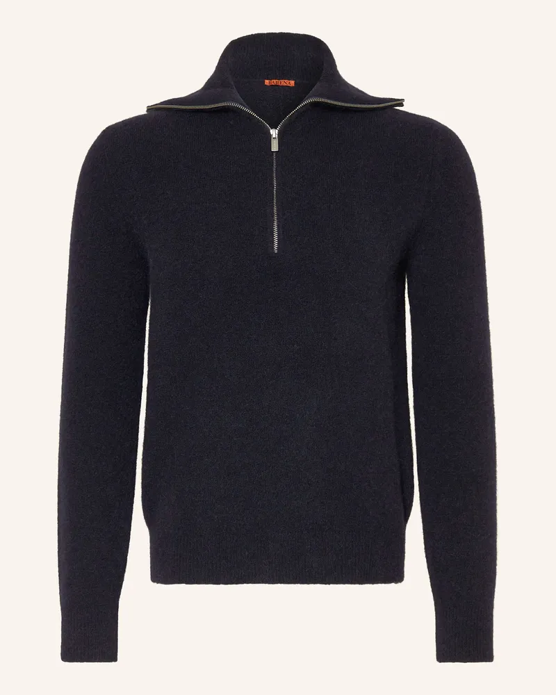 BARENA Troyer Mit Alpaka blau Dunkelblau