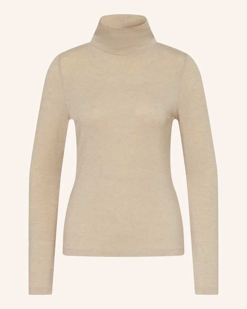 Luisa Cerano Rollkragenpullover Hellbraun