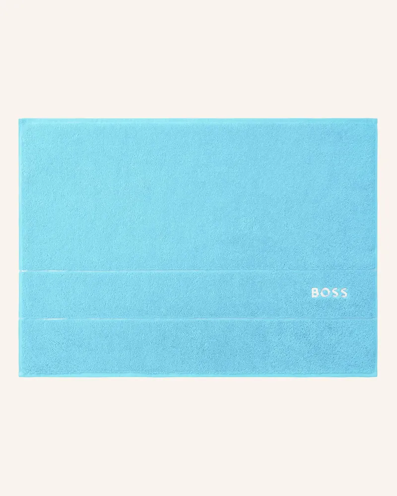 HUGO BOSS Badematte PLAIN Hellblau