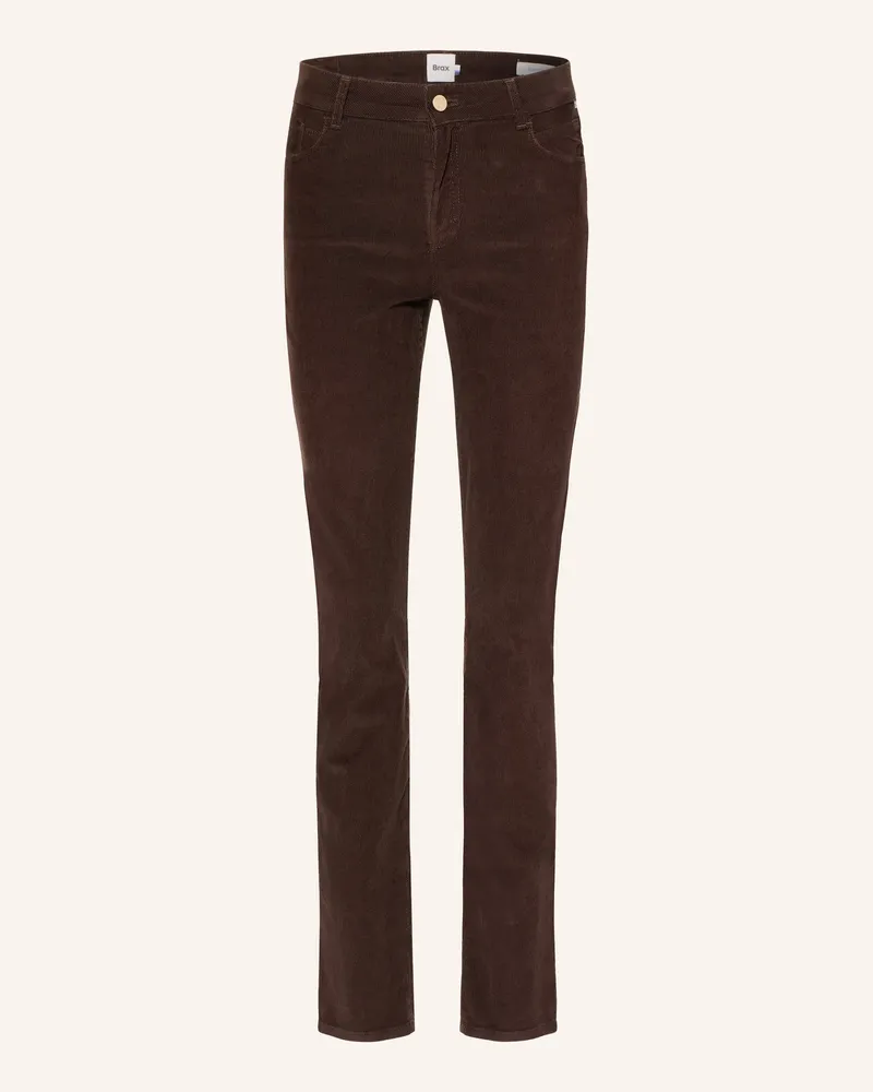 Brax Cordhose Shakira braun 55