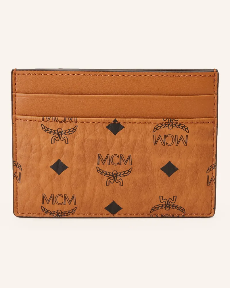 MCM Kartenetui Visetos braun Cognac