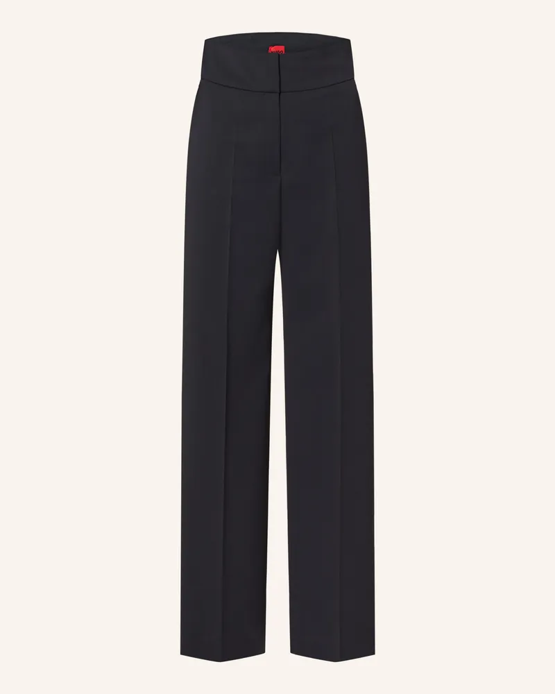 HUGO BOSS Marlenehose HIMIA Dunkelblau