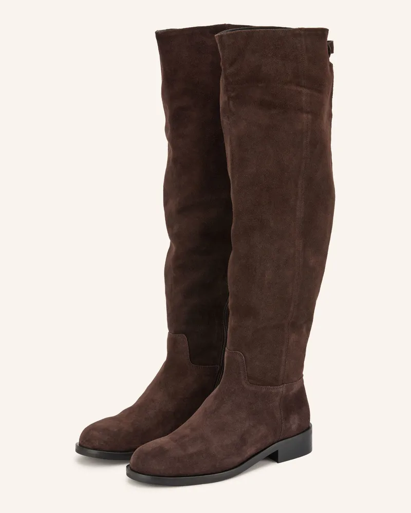 Thea Mika Overknee-Stiefel Ruby braun Dunkelbraun