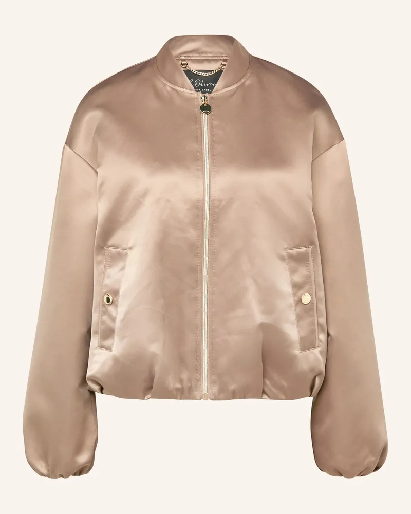 S.Oliver Satinblouson Hellbraun