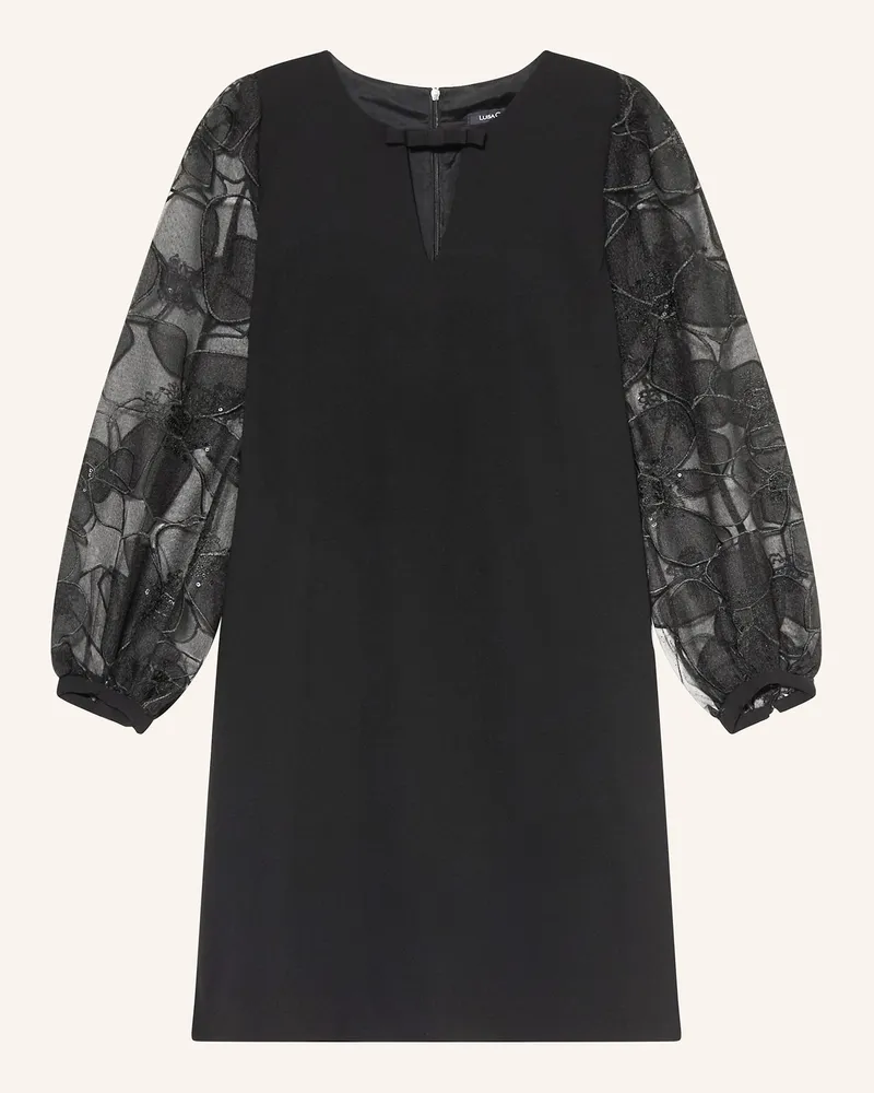 Luisa Cerano Cocktailkleid mit Pailletten Schwarz