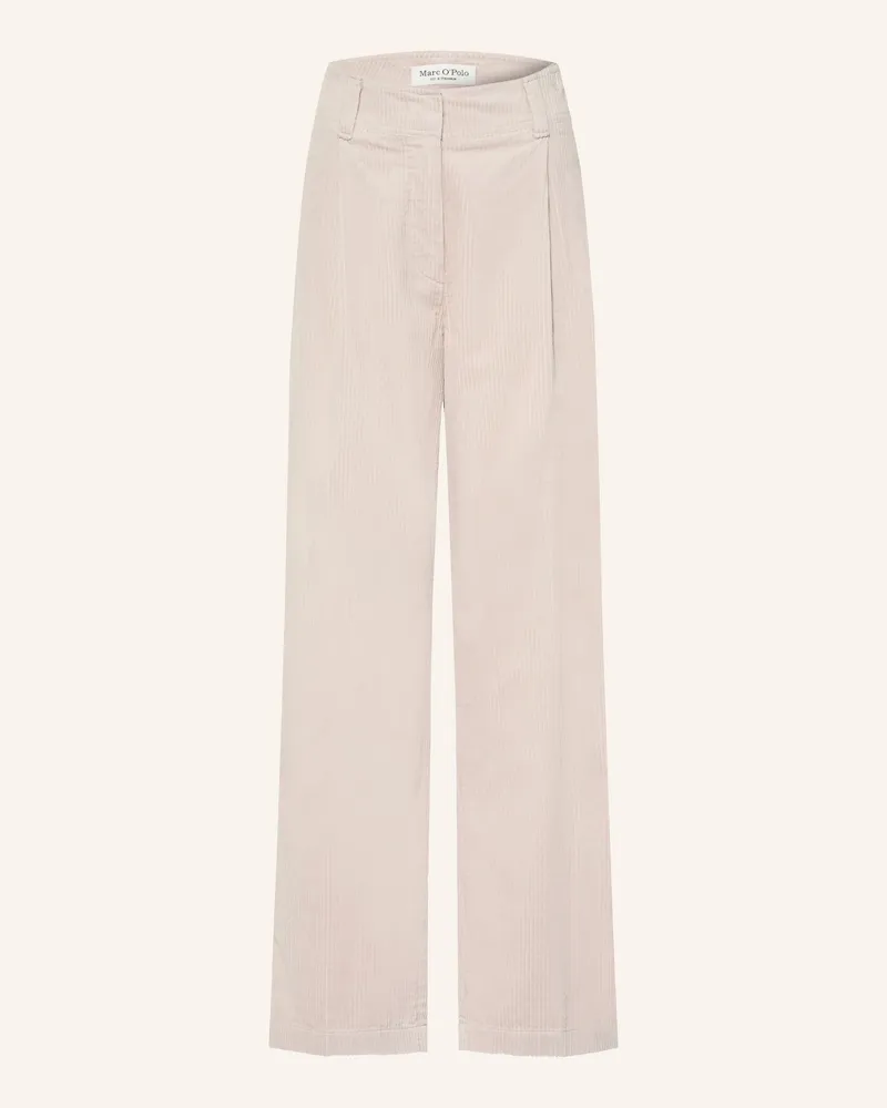 Marc O'Polo Marlenehose Aus Cord beige Creme