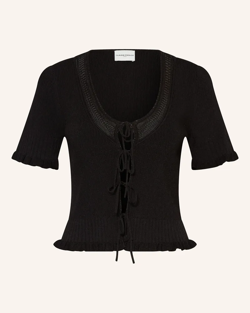 Claudie Pierlot Strickshirt Schwarz