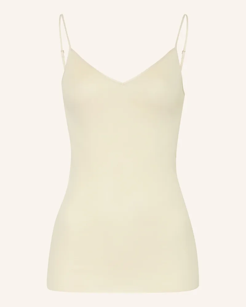 Hanro Top Cotton Seamless beige Hellbraun