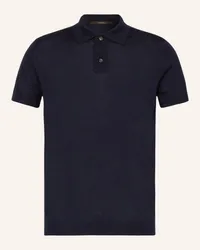 windsor. Strick-Poloshirt NANDO Regular Fit Blau