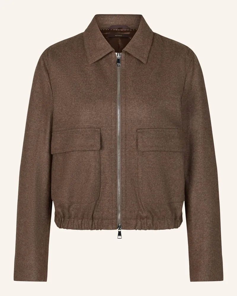 windsor. Jacke Braun