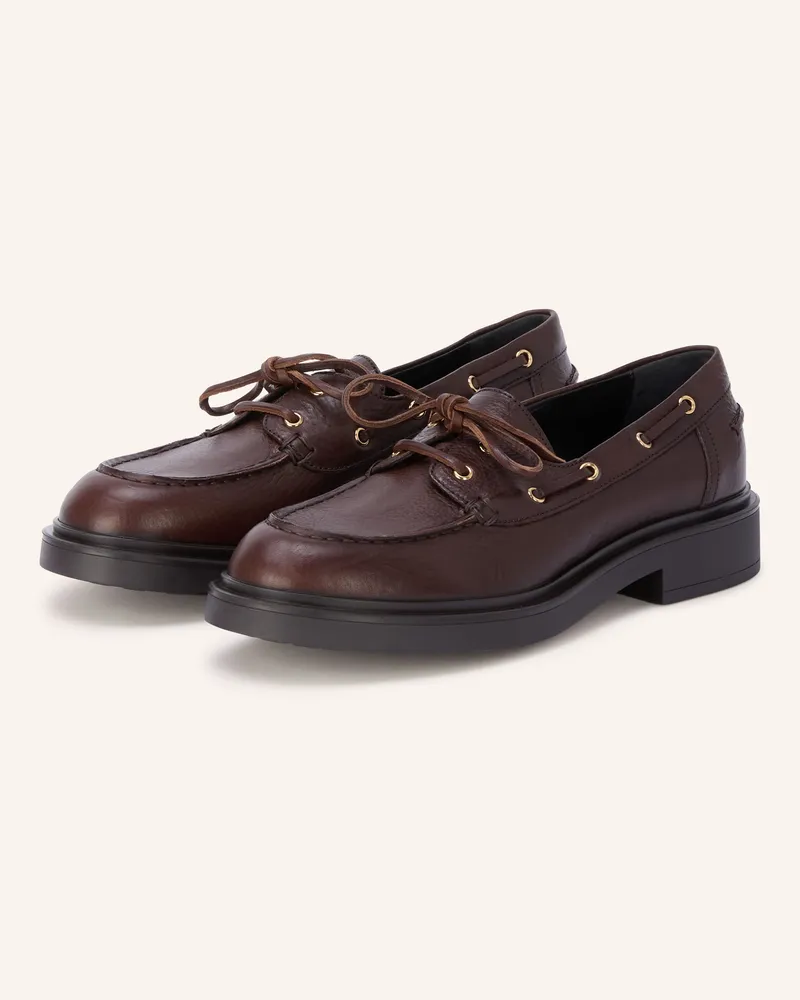 Attilio Giusti Leombruni Bootschuhe Loren braun Dunkelbraun