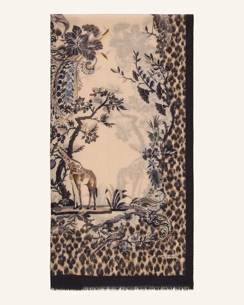 Etro Cashmere-Schal beige Beige