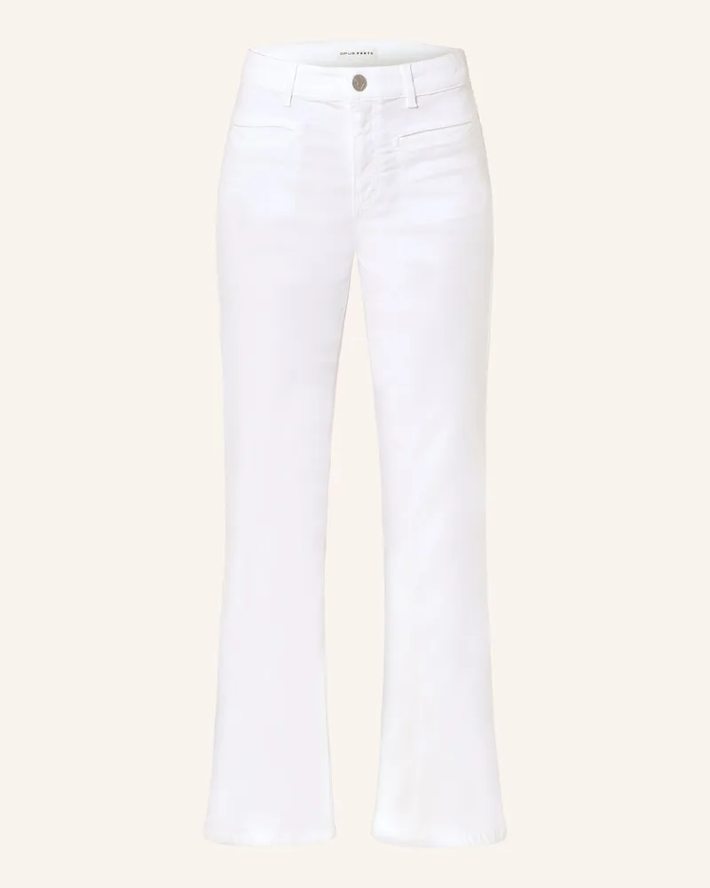OPUS Flared Jeans MELLY FRESH Weiss