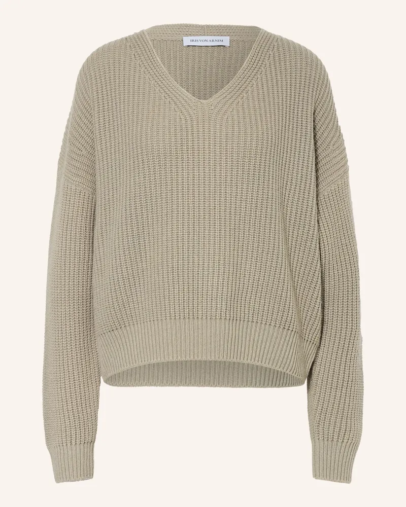 Iris von Arnim Pullover GARDENIA aus Cashmere Khaki